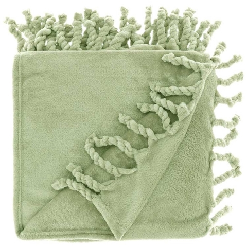 Unique Living plaid lieke 130x160cm nile green