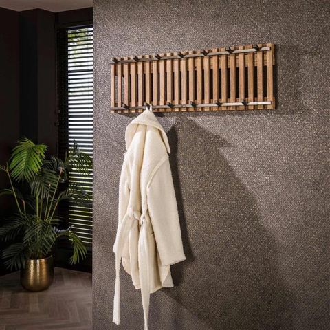 Hoyz kapstok tweak massief mango zandkleur 13 haken