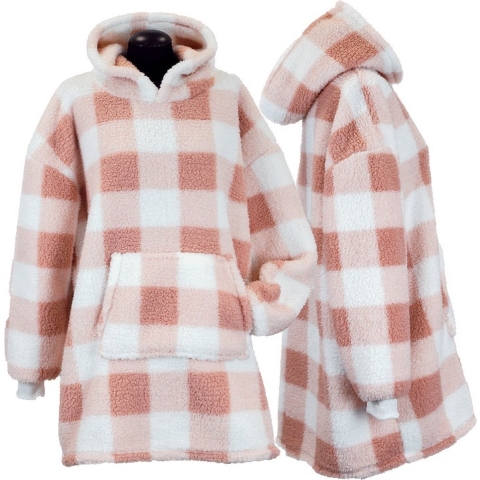 Unique Living hoodie donna 70x50cm old pink