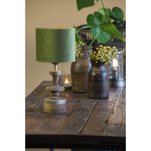 Light & Living lampenkap velours Ø20x15cm -