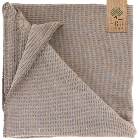 Unique Living plaid sally eco 150x200cm latte