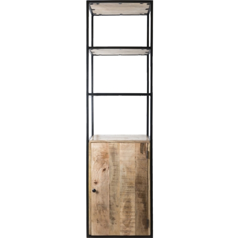 Home67 Vakkenkast cil 200 x 55 cm met deurtje