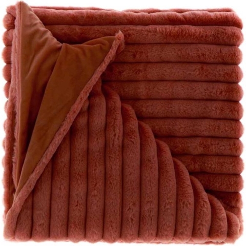 Unique Living | plaid peppe 150x200cm redwood