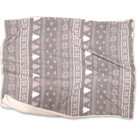 Unique Living | plaid wonderful 130x160cm grey