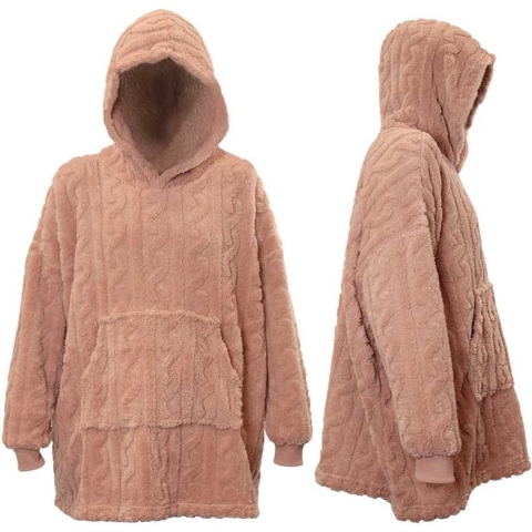 Unique Living hoodie pleun 70x50cm old pink