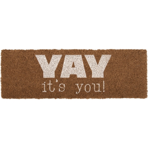 Present Time deurmat yay, it's you! - 75x25x1,5cm