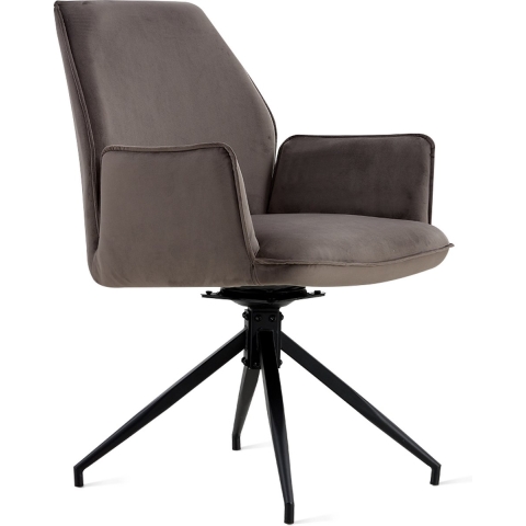 Multifurn 2x collectables jill eetkamerstoel velvet antraciet (set van 2)