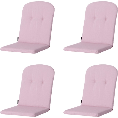 Madison Tuinkussen kuip hoog soft pink 45x96 - 4 stuks