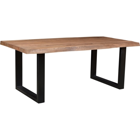 Brix eetkamertafel u poot 180 cm mangohout eettafel