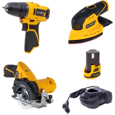 Batavia FIXXPACK 1.0 12V Starter Kit– Compacte accukracht voor elk doe-het-zelfproject