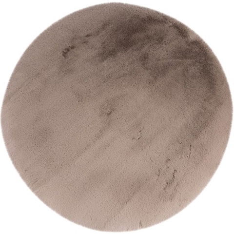 Muratap Heaven fluffy soft vloerkleed hoogpolig effen tapijt - 160 cm rond