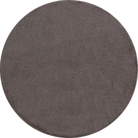 Muratap Basics effen rond vloerkleed laagpolig- 120 cm rond