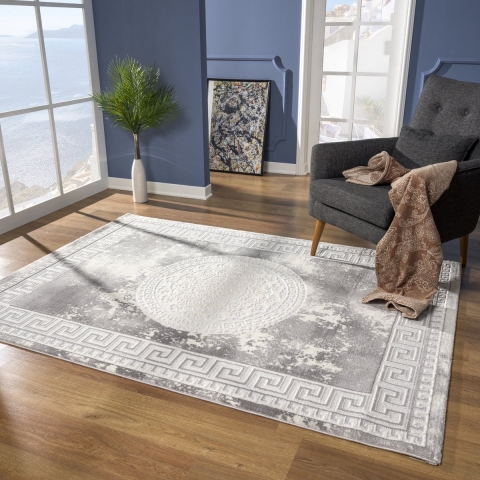 Muratap Harmony laagpolig vloerkleed medaillon 160x220cm