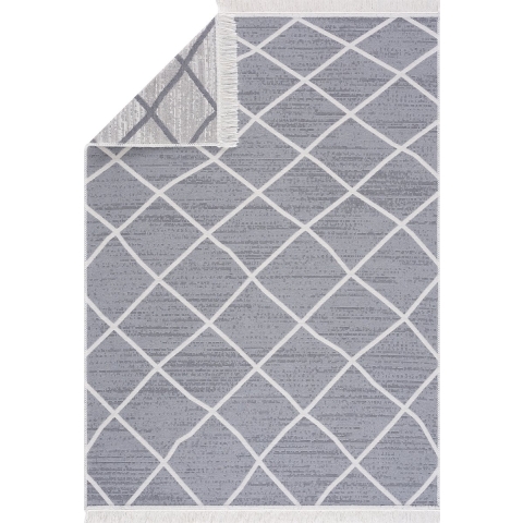 Muratap Boho kelim dubbelzijdig wasbaar vloerkleed creme- 120x170 cm