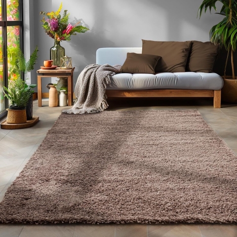 Muratap Basic shaggy vloerkleed hoogpolig- 60x110 cm