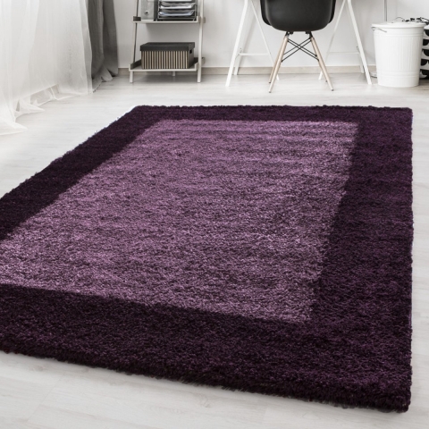 Muratap Basic shaggy kader vloerkleed hoogpolig- 300x400 cm