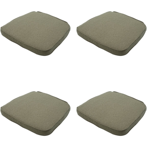 Madison wickerkussen 48x48 - beige recycled canvas 4 stuks