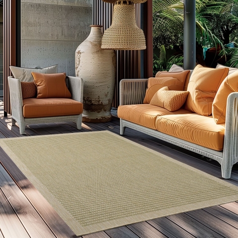 Muratap Solid binnen en buiten vloerkleed indoor & outdoor laagpolig effen - 240x340 cm