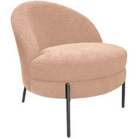 Leitmotiv fauteuil noble teddy curl -