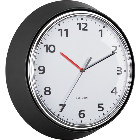 Karlsson wandklok modern retro - Ø34cm