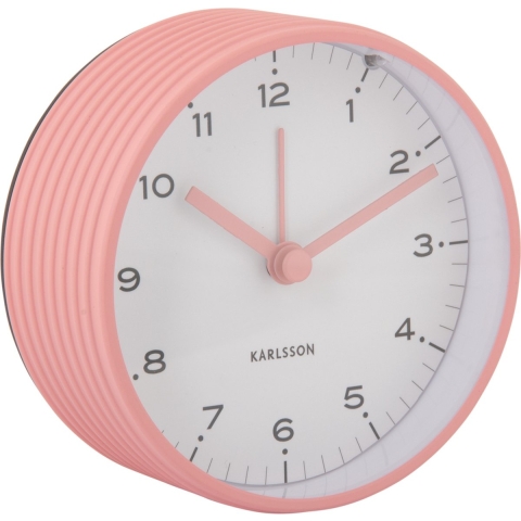 Karlsson wekker circus rings flamingo pink