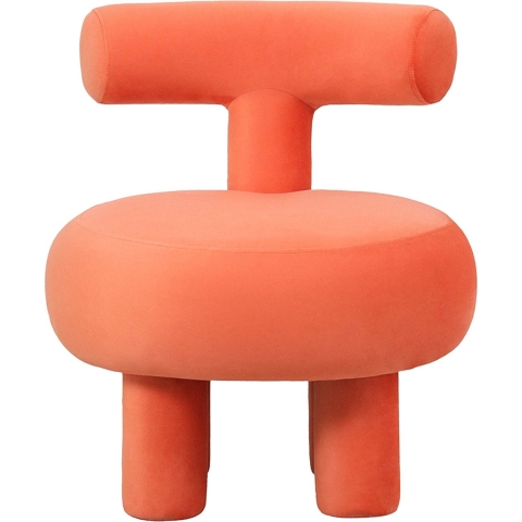 Leitmotiv fauteuil abrazo peach orange