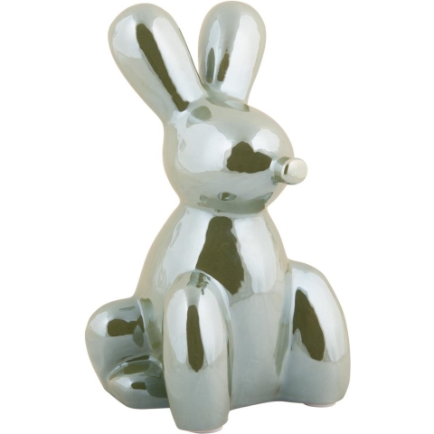 Present Time beeld konijn large jungle green plated