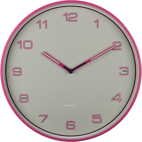 Karlsson wandklok lined numbers helder- Ø40cm