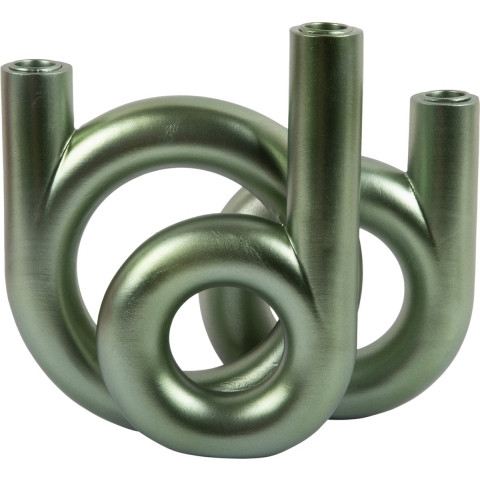 Present Time kandelaar rings medium metallic jungle green