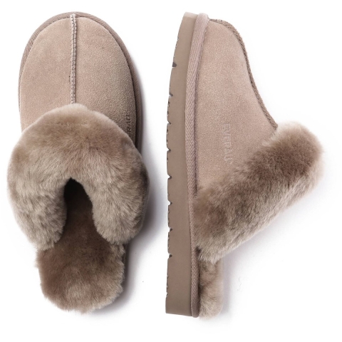 Damespantoffels EverAu Raven in Tan