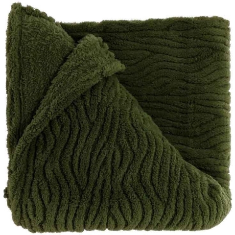 Unique Living plaid clio winter green -150x200cm