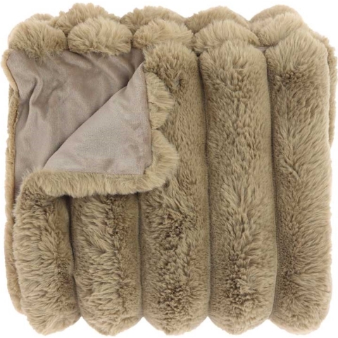 Unique Living plaid liebe sand -150x200cm