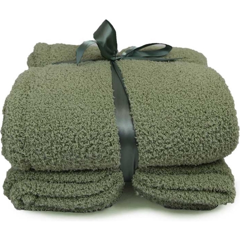 Unique Living plaid jurre tea green -150x200cm