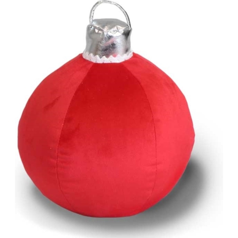 Unique Living kussen xmas ball 25cm Ø red