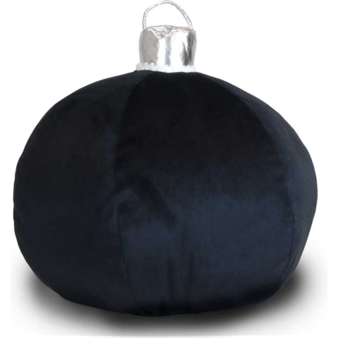 Unique Living kussen xmas ball 40cm Ø black