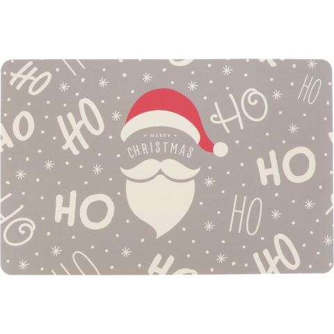 Unique Living placemat hohoho 30x45cm silver
