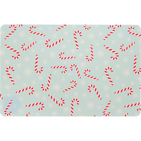 Unique Living placemat xmas lollipop 30x45cm blue