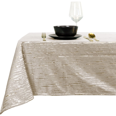 Unique Living | tafelkleed bobby 150x250cm ivory