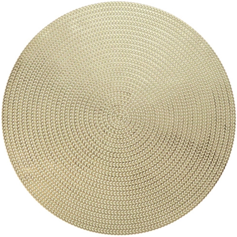 Unique Living placemat thora 38cm Ø gold