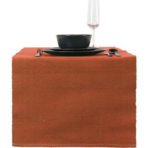 Unique Living | tafelloper trix 45x150cm terra