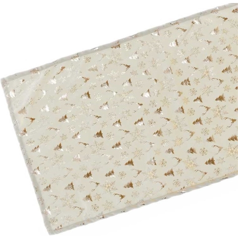 Unique Living | tafelloper bernt 45x150cm ivory