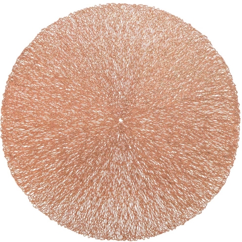 Unique Living placemat ciara 38cm Ø koper