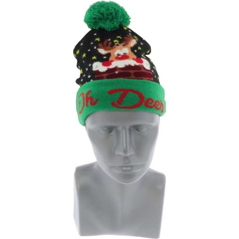 Unique Living | kerstmuts xmas h lights 21x22cm dessin 2