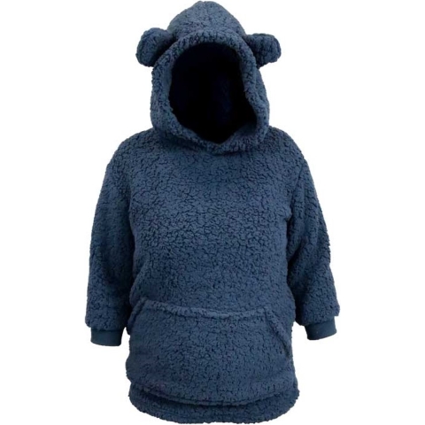 Unique Living hoodie kids pippa dark blue -70x57x87cm