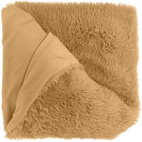 Unique Living plaid mats latte -130x180cm