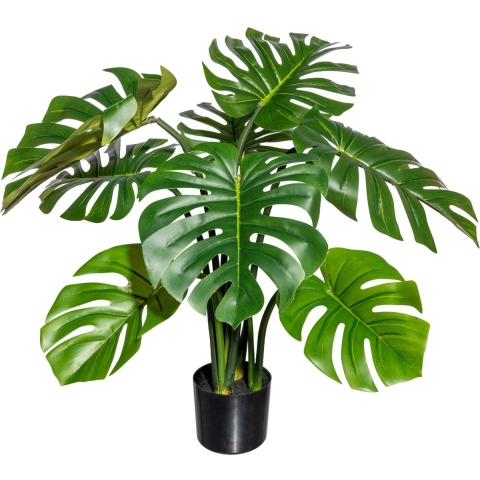 Kopu ® kunstplant split philodendron 90 cm 8 bladeren nepplant