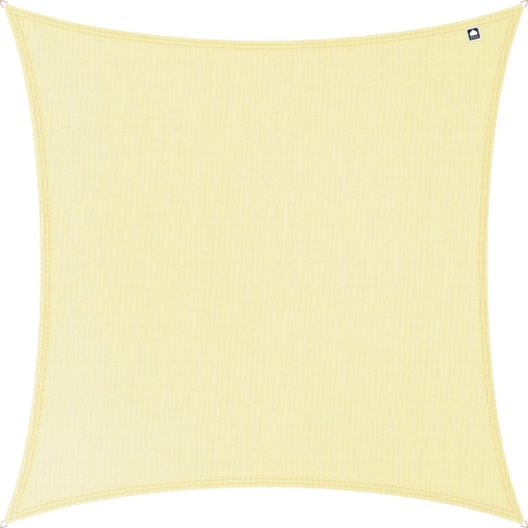 Kopu ® schaduwdoek 3x3m vierkant waterdicht 230 gram zonnedoek creme