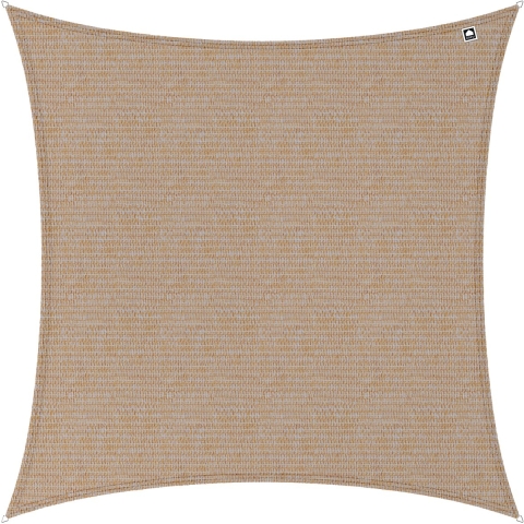Kopu ® schaduwdoek vierkant 280 gram waterdoorlatend 4x4 m beach