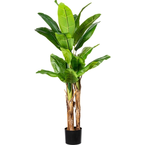 Kopu ® kunstplant bananenplant 150 cm met 21 bladeren nepplant