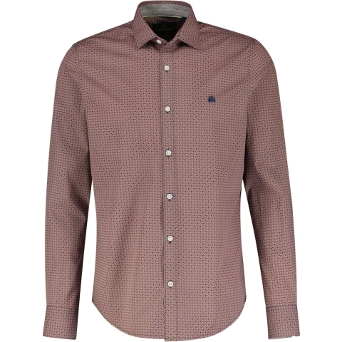 Lerros Heren overhemd 24o1373 966 spicy orange